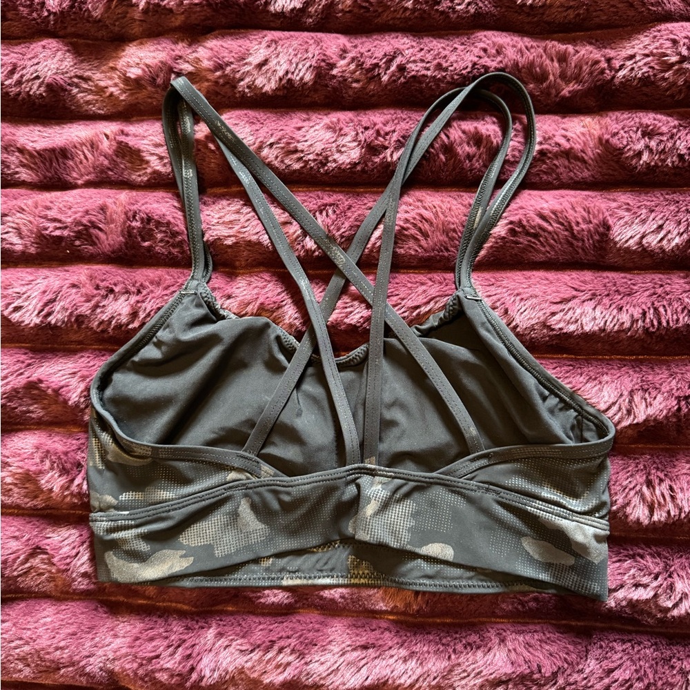 Target Camo Sports Bra - Black and Brown - Picture 2 of 2